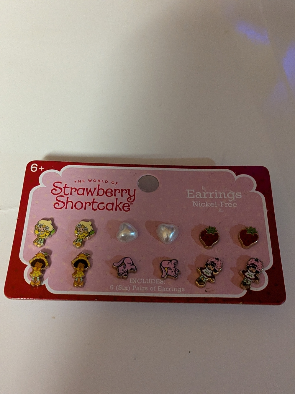 The World Of Strawberry Shortcake - 6 Pair Earring Set